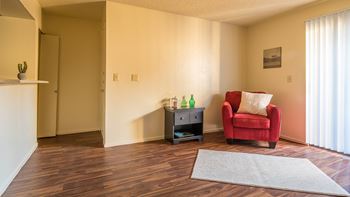 Enclave apartment with wood flooring
